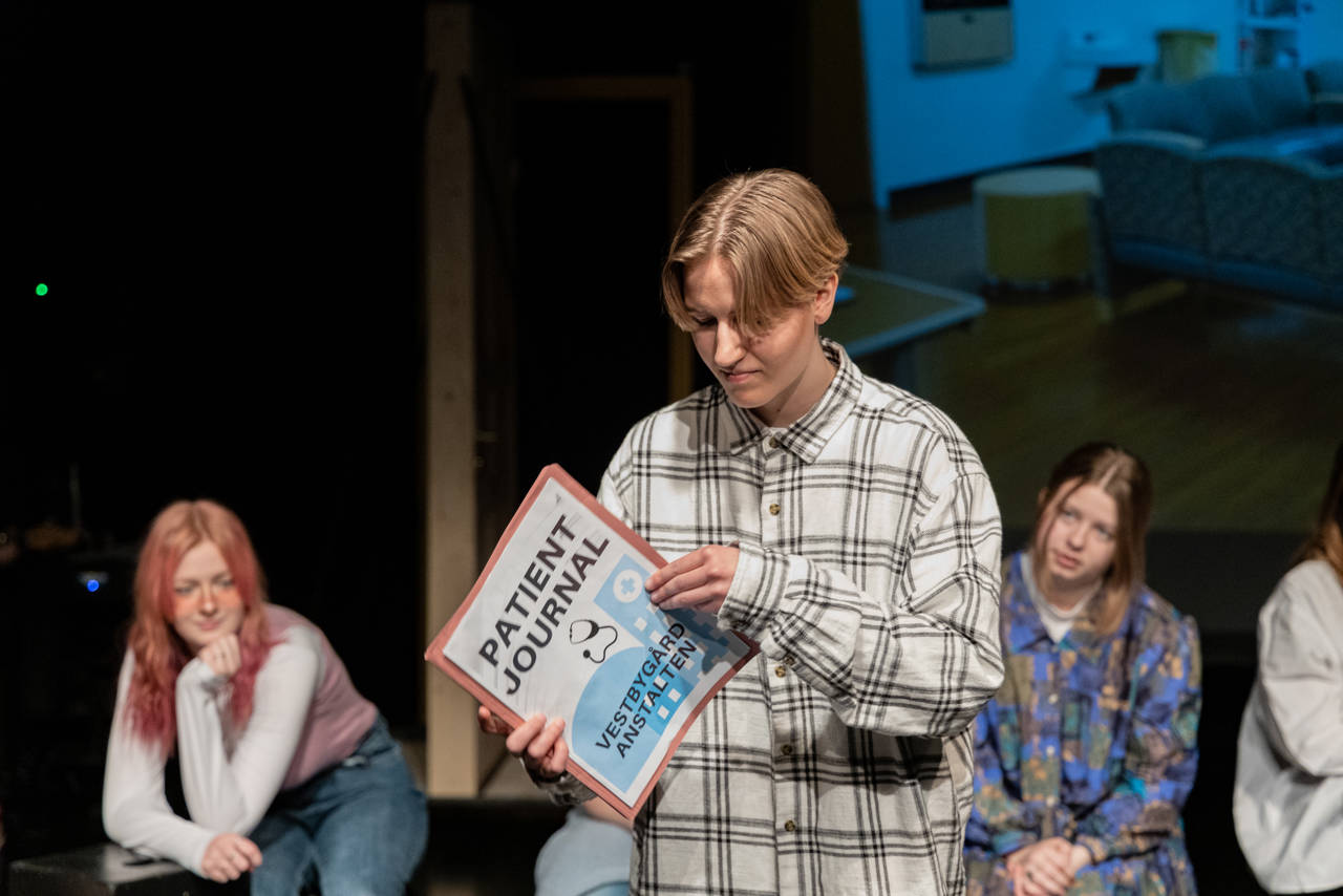 Billede af elever under fremførelsen af UCVs årlige musical